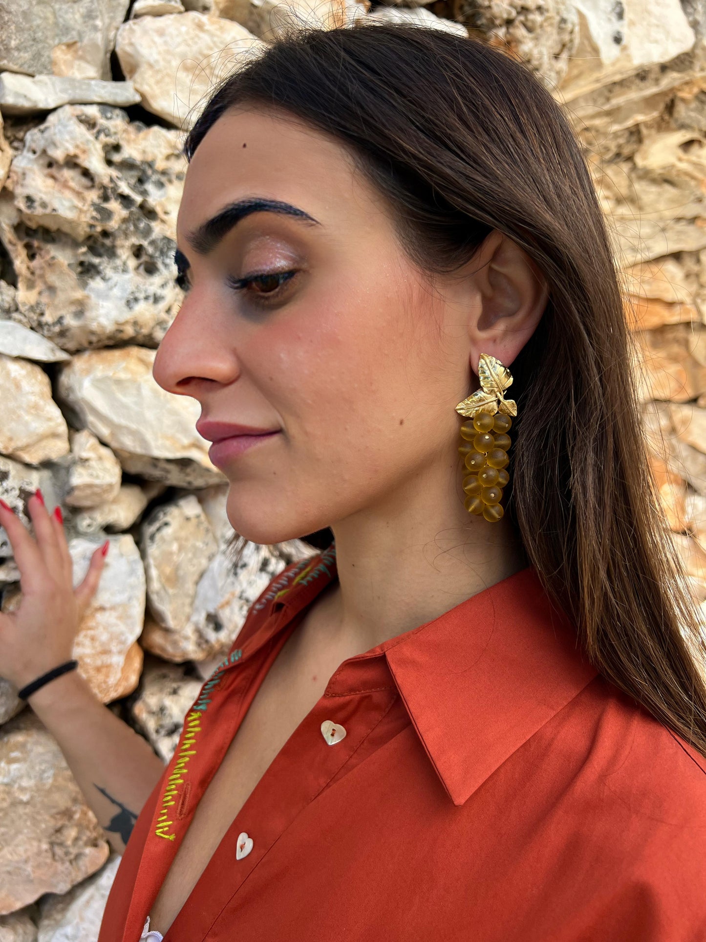 Earrings - DAFNE AMBER