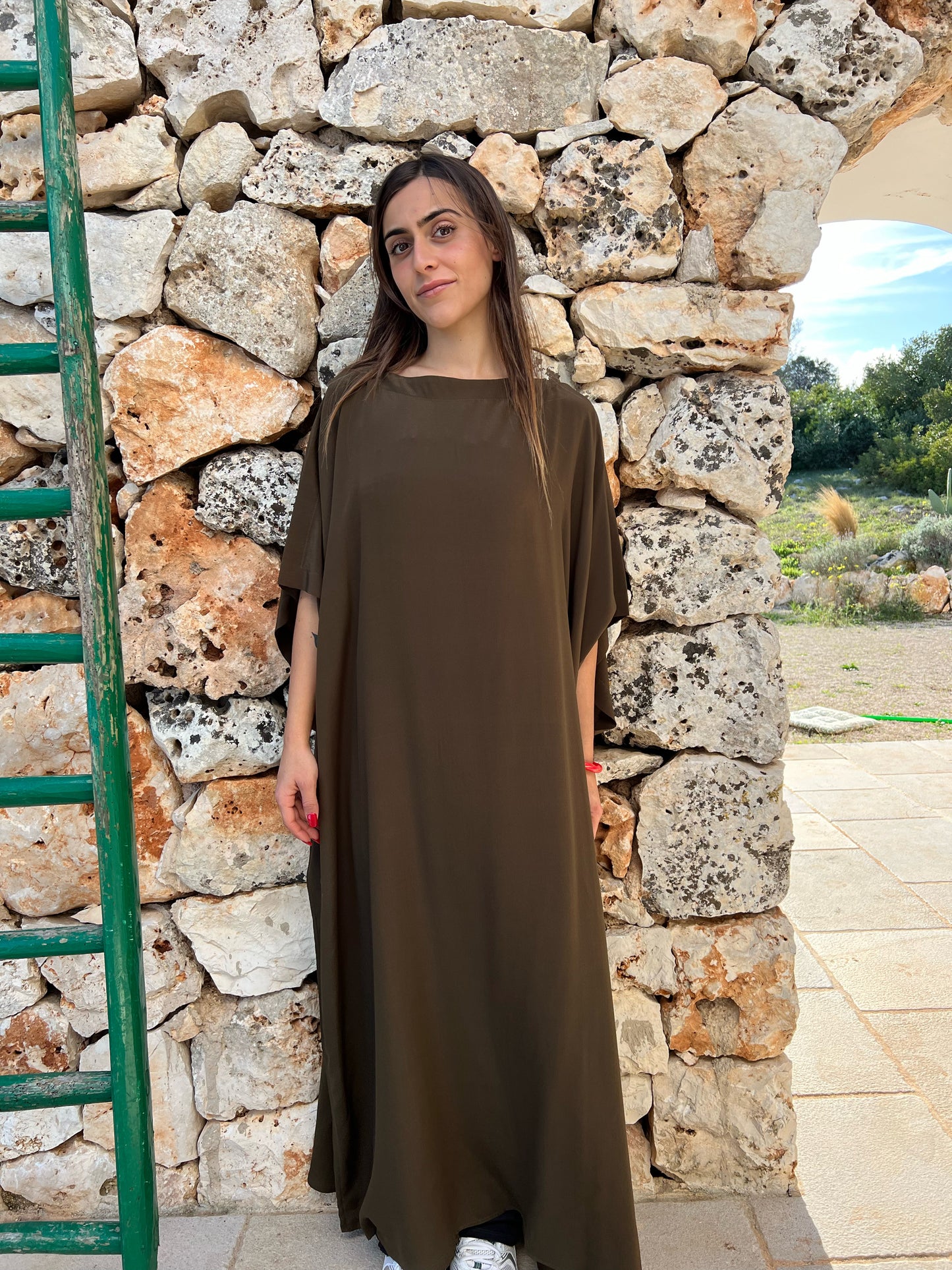 Dress - TANAGRA - Extra-Long / Bronze