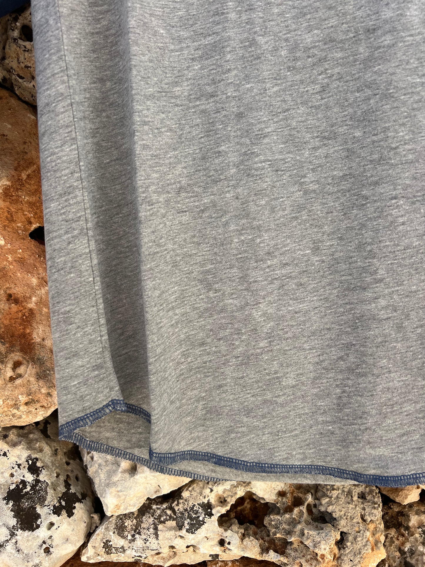 T-shirt - Manches 3/4 Bleu/Gris Baseball Ostuni Unisexe