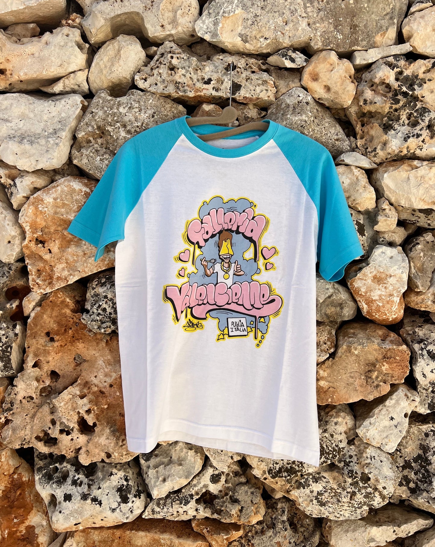 T-shirt - T-Kid 170 x Galleria Valencienne - Bleu Ciel