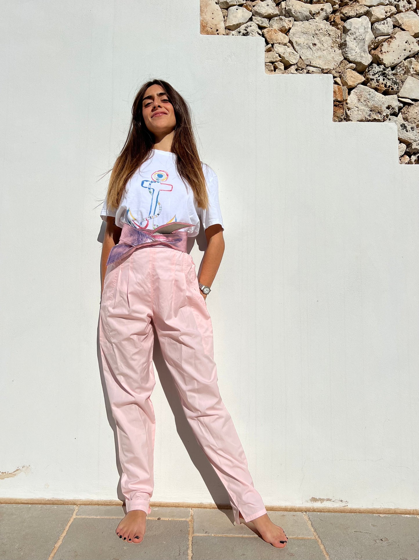 Pants - Opera light pink