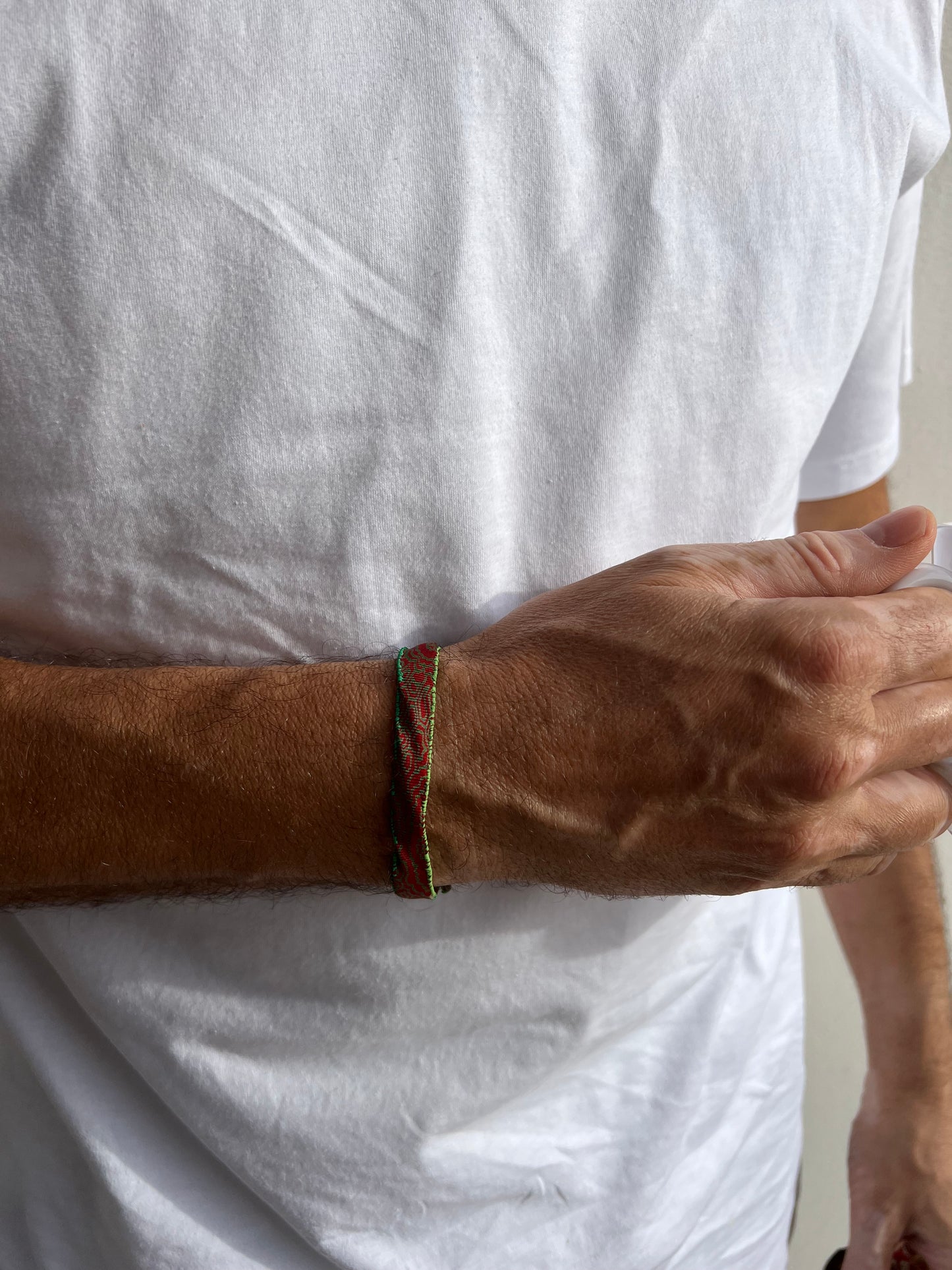 Bracelet Men - The Adjustable Tie Embroidered bracelet 3