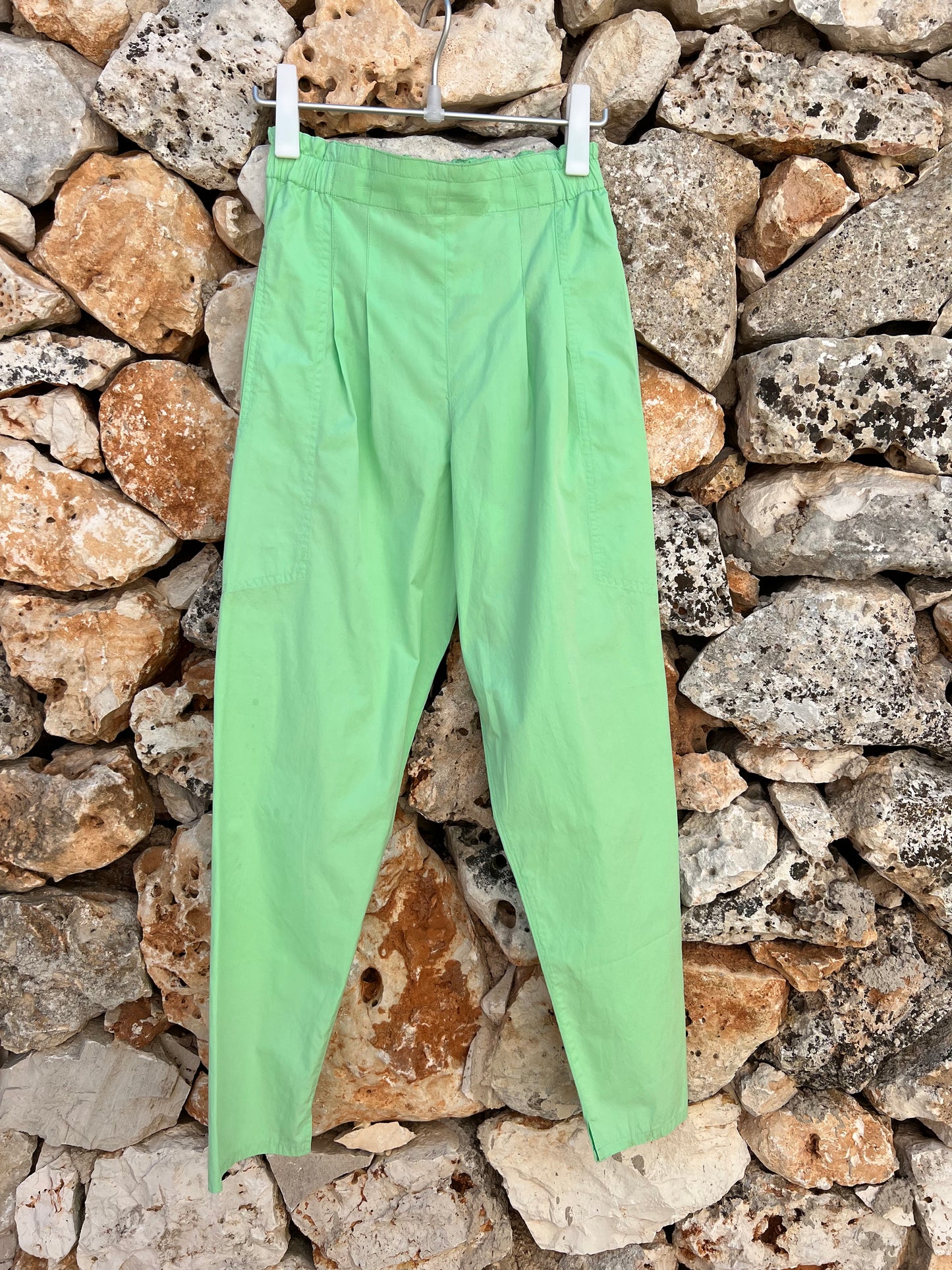 Pantalon - Opéra vert pomme pâle