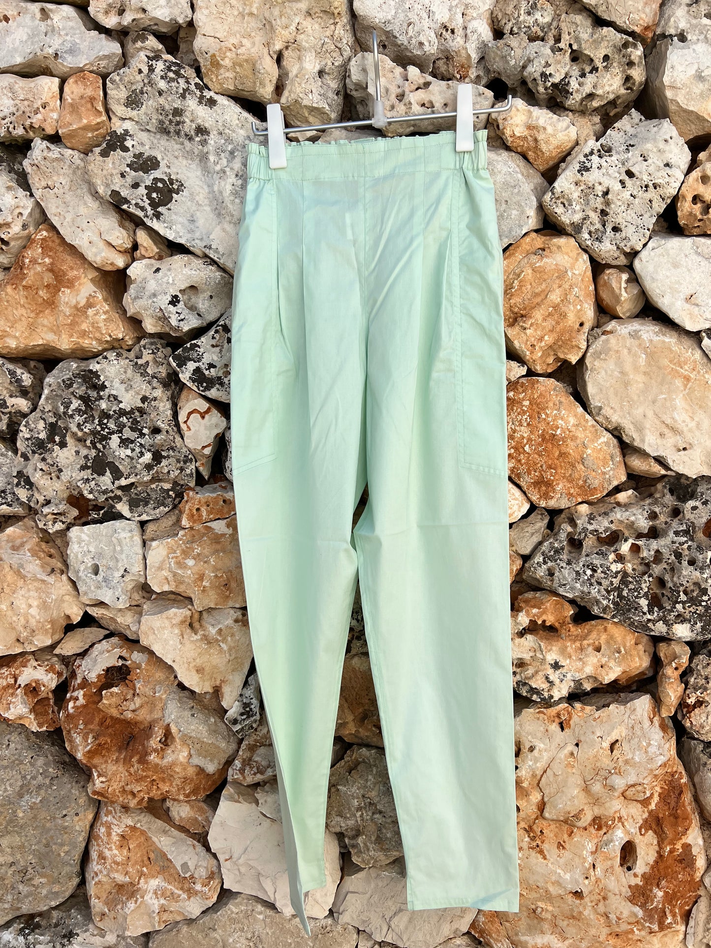 Pantalon - Opéra vert pastel