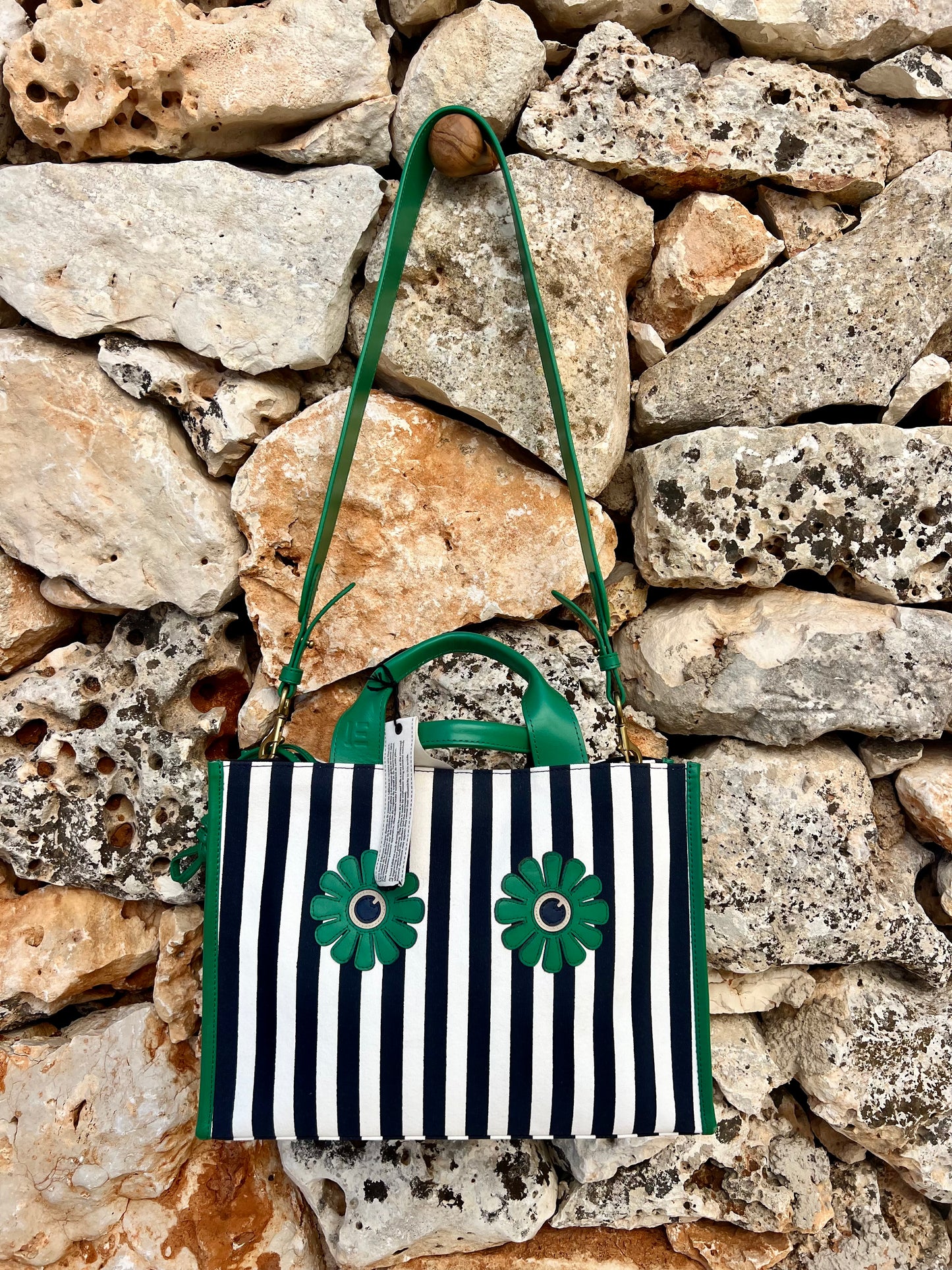 Bag - Daisy eyes Blue/Green