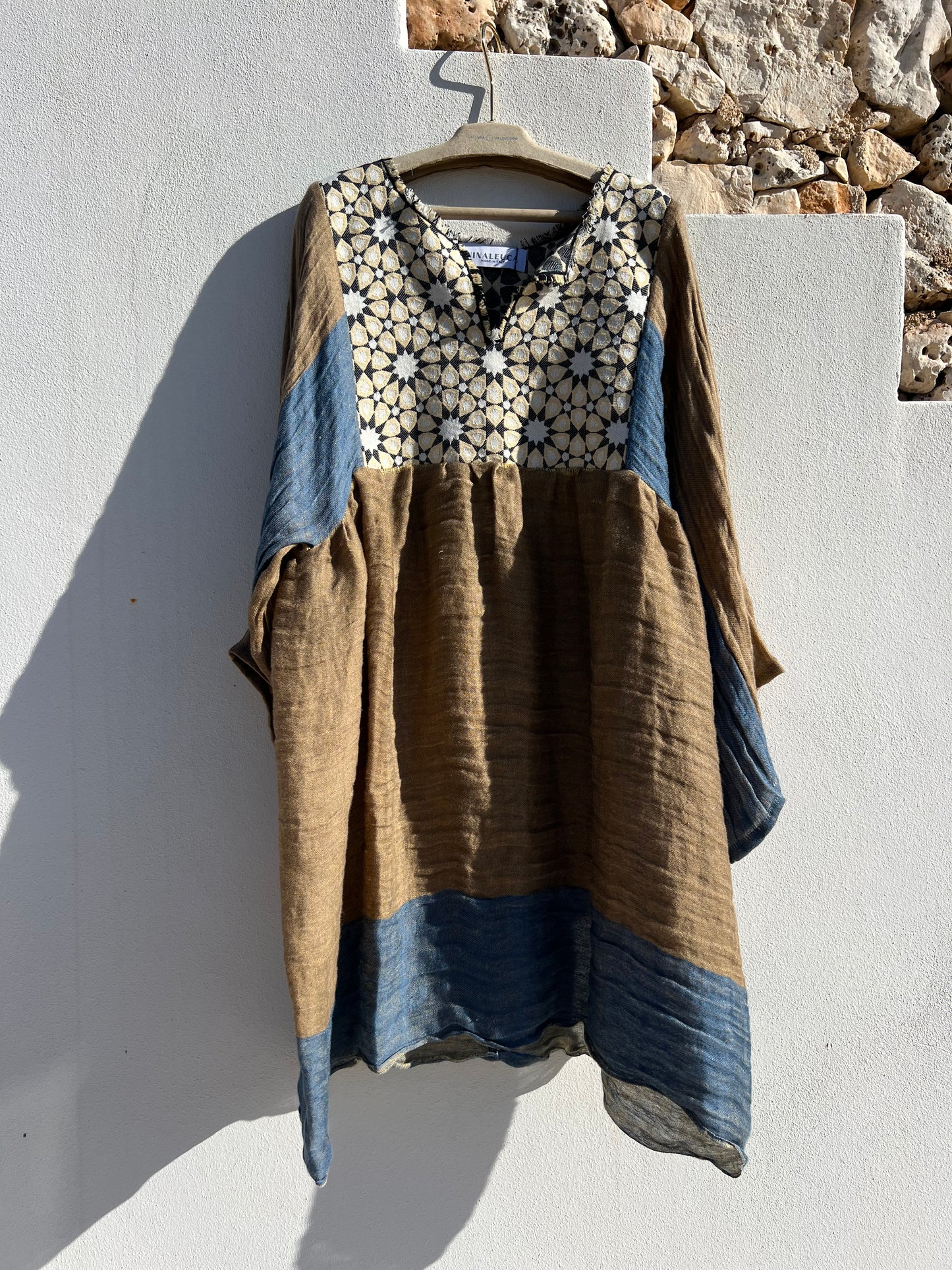 Dress -  Festa Short Dress Brown