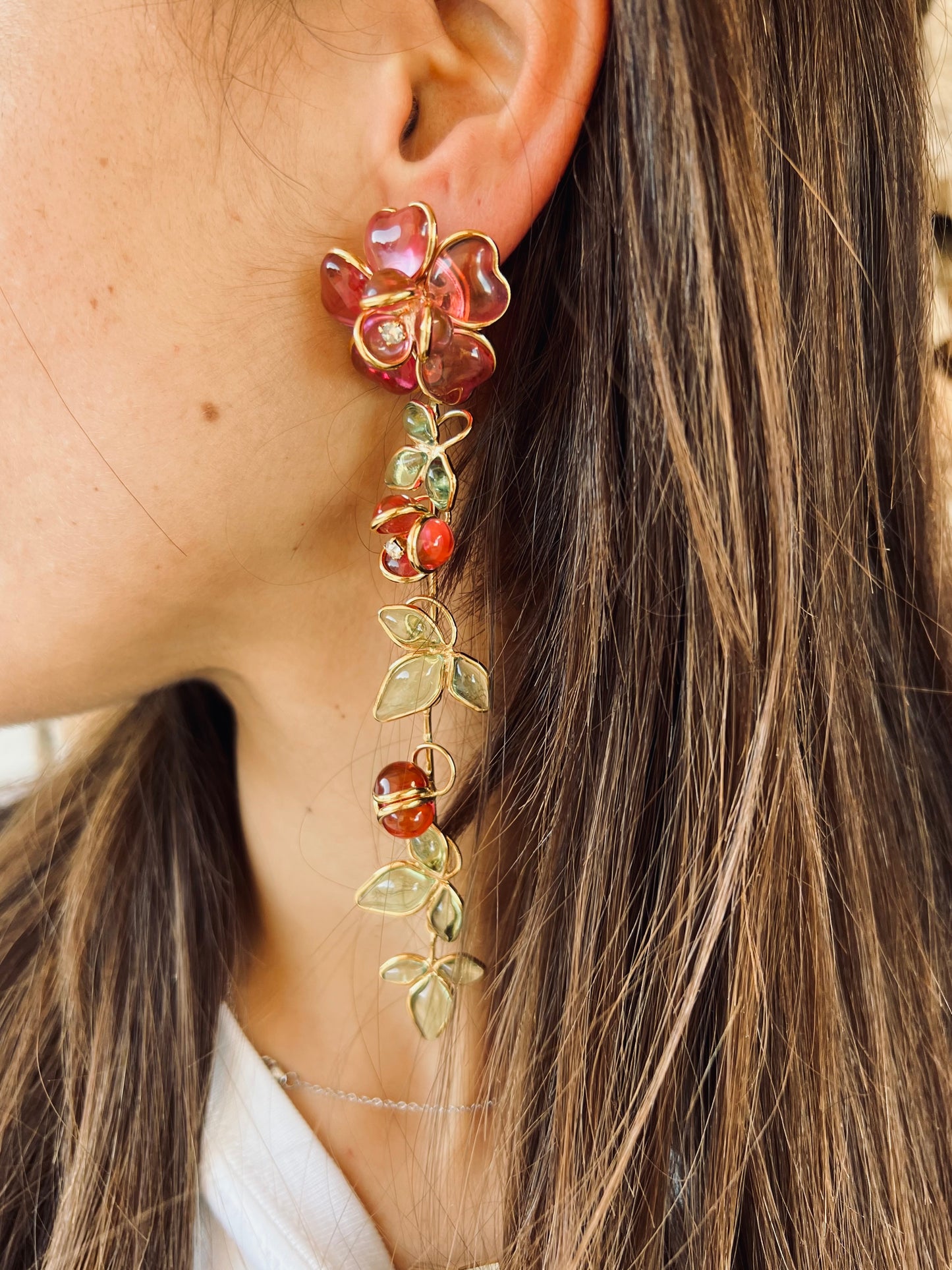 Earrings - Camelia Long