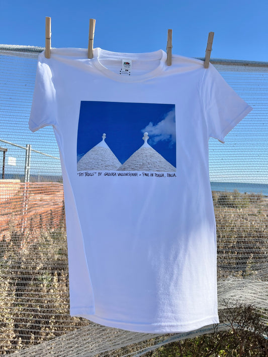 T-shirt - Photo Trulli Blanc