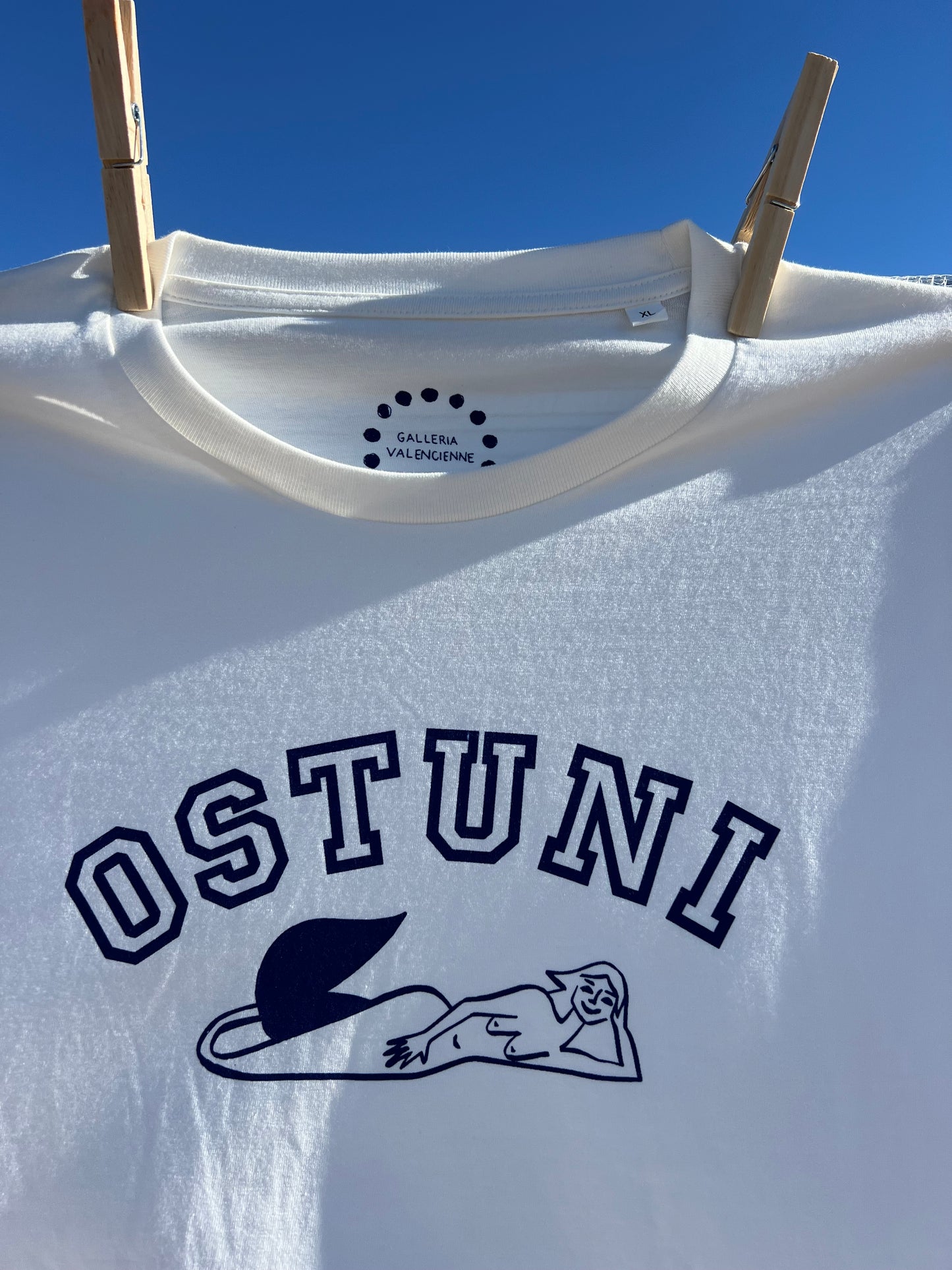 T-shirt Ostuni Sirena blanc cassé