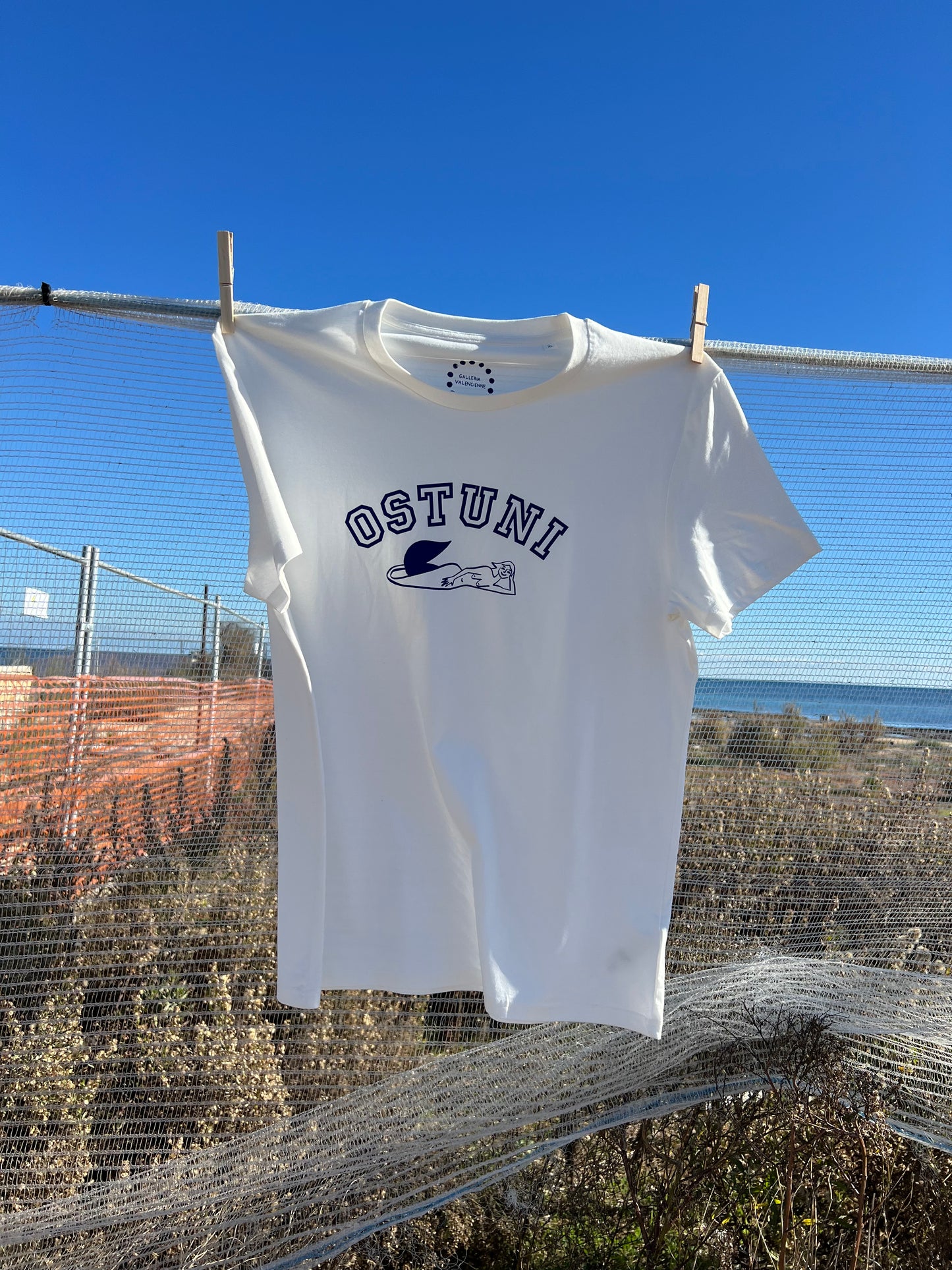 T-shirt Ostuni Sirena blanc cassé