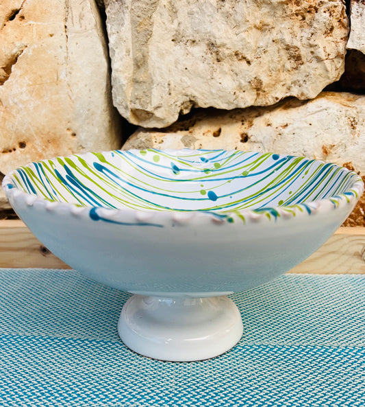 Plate - Pedestal Graphic Dish