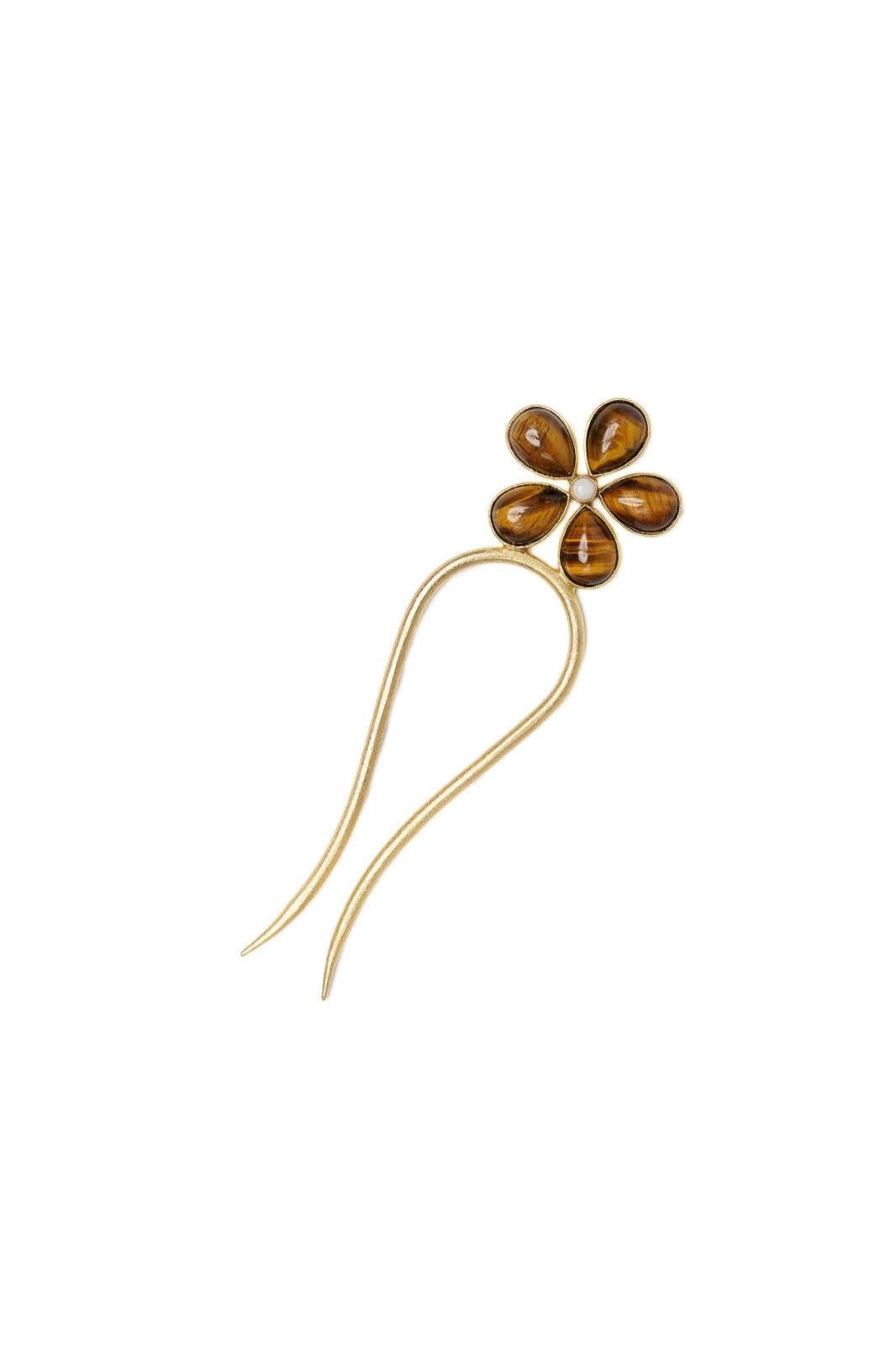 Hair Pin - Occhio di tigre Earrings